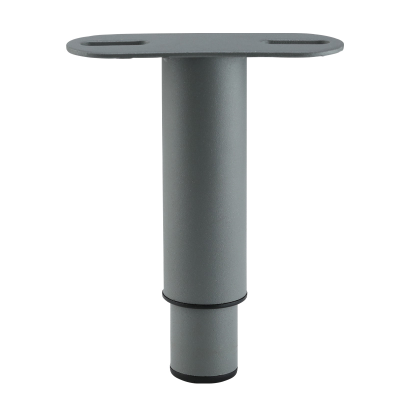 High quality adjustable furniture leveling gray metal feet inox