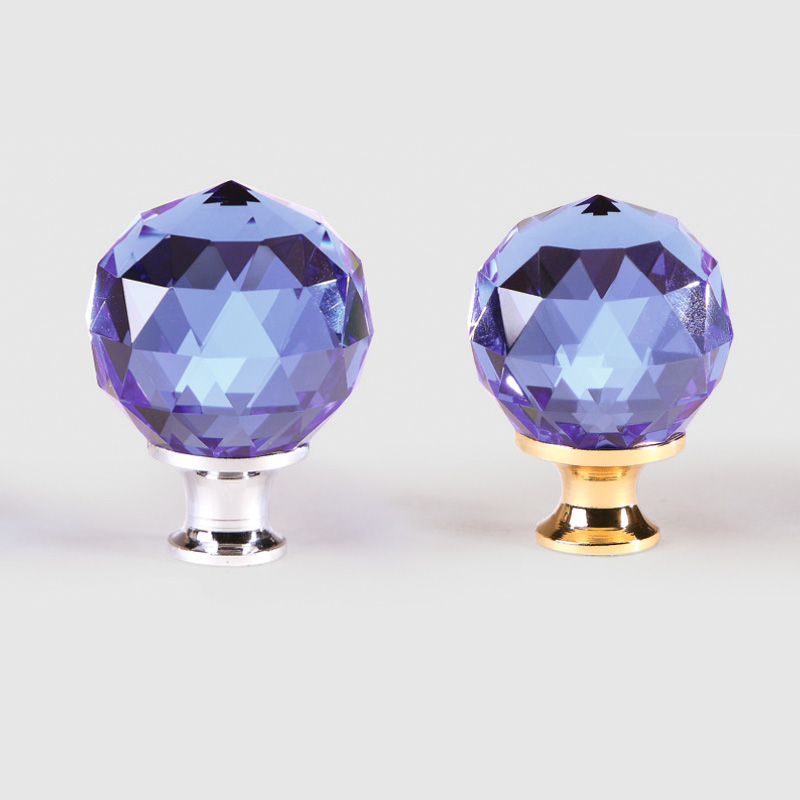 crystal knobs cabinet