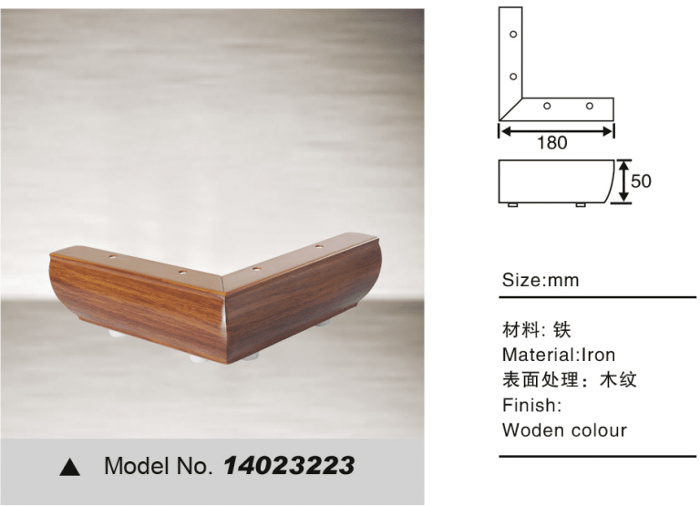 L shape leg for sofa