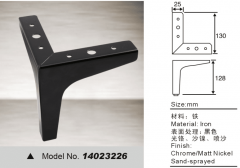 Black colour Y shape furniture leg for sofa bed-Professional Furniture Hardware Fittings Manufacturer