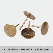 Upholstery decorative nails 13020405, Cheapest  Brass Upholstery Tacks With Long Lifespan
