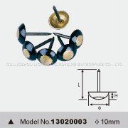 upholstery decorative nails 13020003, CE Certificated  Brass Upholstery Tacks From Direct Factory