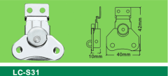 LC-S31 Stainless steel small-sized flat toggle latc