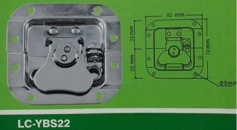 LC-YBS22 blank holder small Latch,Flight case road case hardware