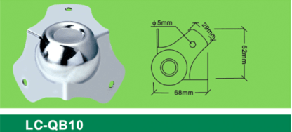 LC-QB10 medium-size spill ball corner,box sofa corner Flight case hardware