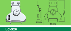 LC-S26 medium-sized toggle latch,Flight case road case hardware-Professional Furniture Hardware Fitti