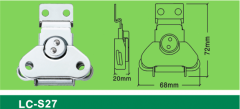 LC-S27 medium-sized flat toggle latch,Flight case road case hardware-Professional Furniture Hardware 