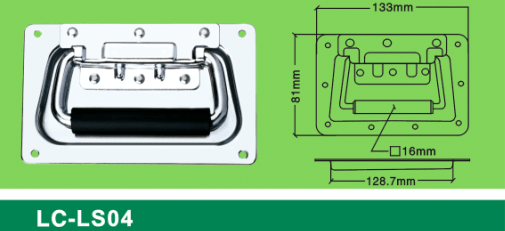 LC-LS04 handle with spring loaded,Flight case road case hardware