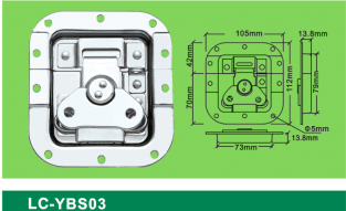 LC-YBS03 blank holder middle-sized new Latch,Flight case road case hardware