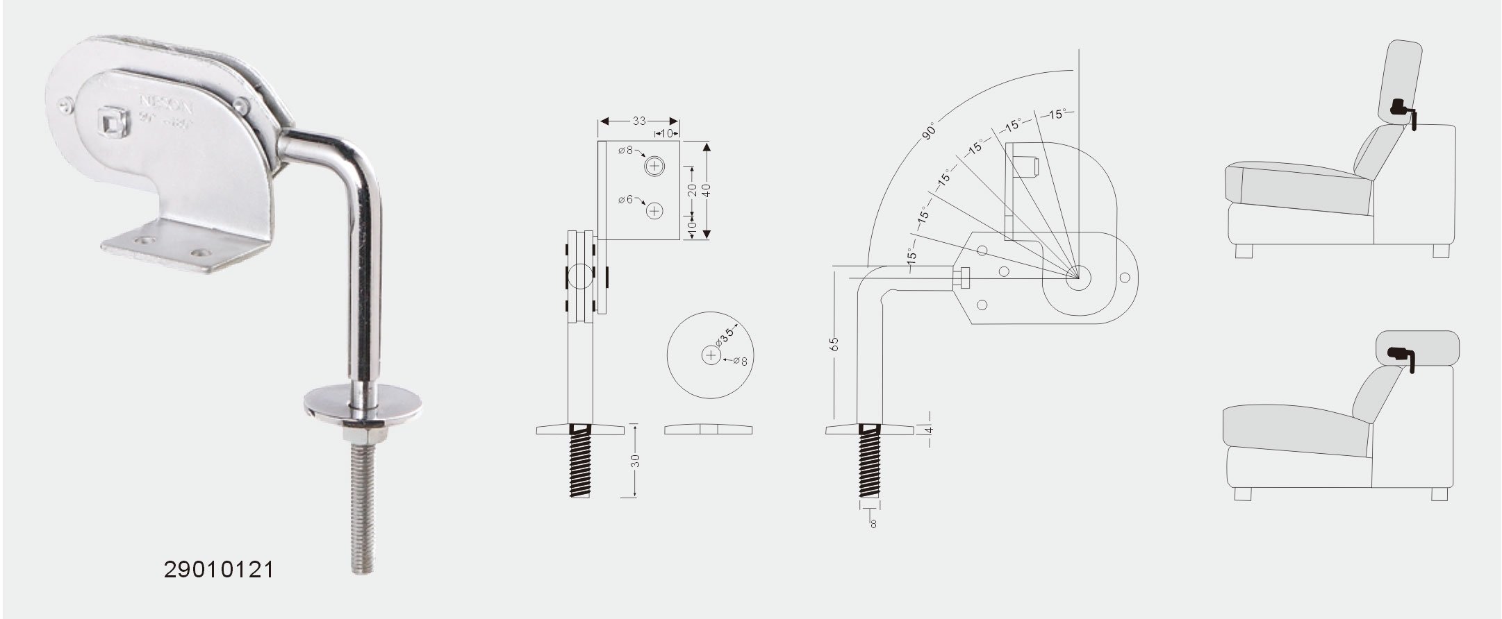 Furniture hardware fittings 29010121