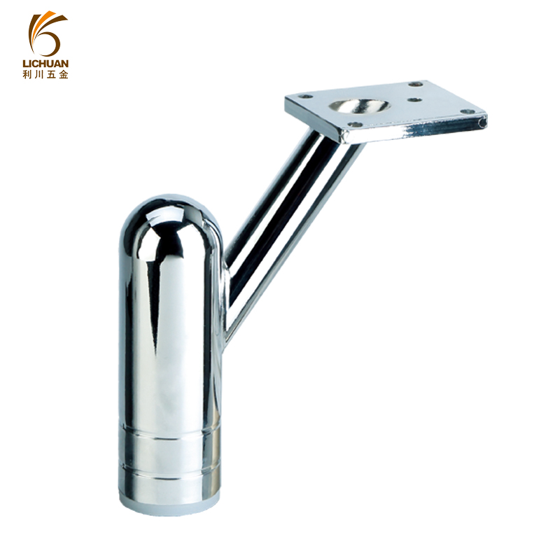 Metal furniture leg guangzhou hardware stainless steel sofa leg 14010058