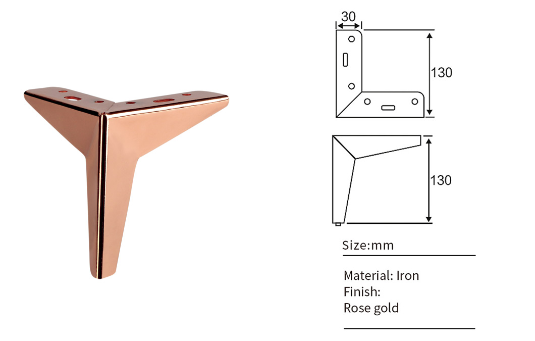 metal sofa leg