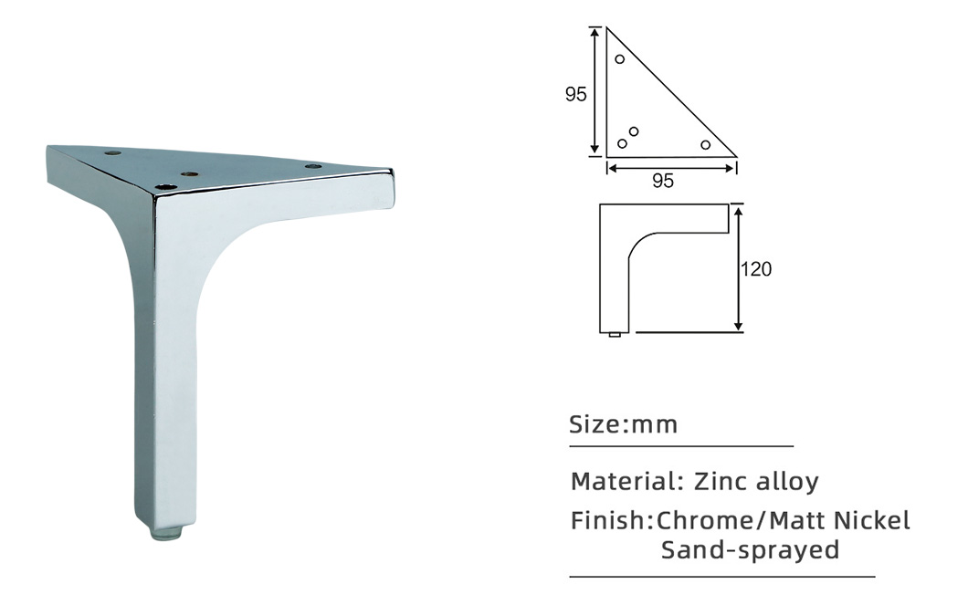 Y shape sofa legs