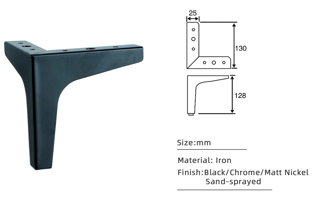 metal cabinet legs