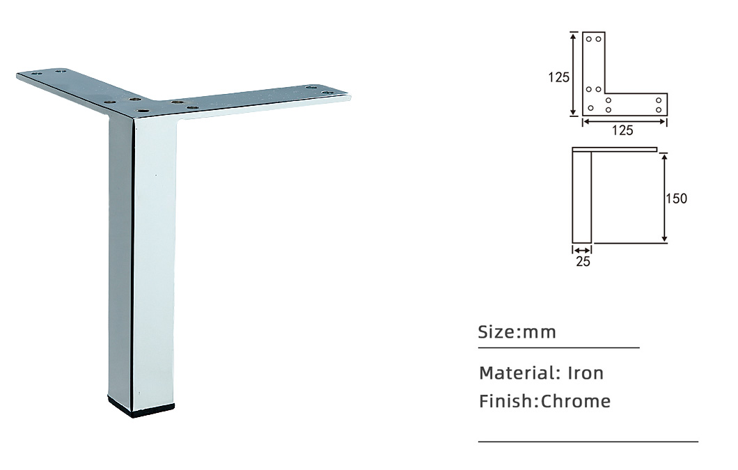 150mm sofa low leg