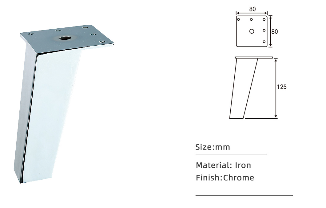 125mm sofa low leg