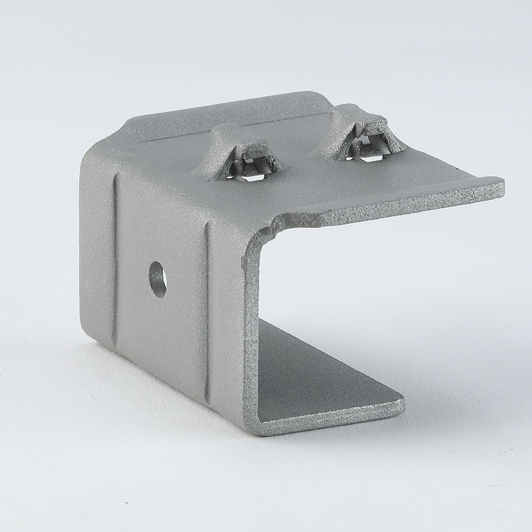 gray metal bracket