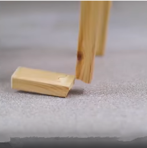wooden furniture leg broke