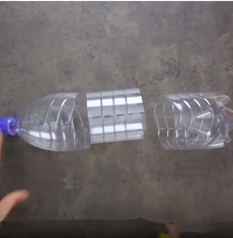 cut the cola bottle