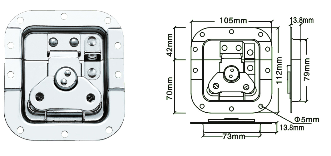 luggage bag box lock