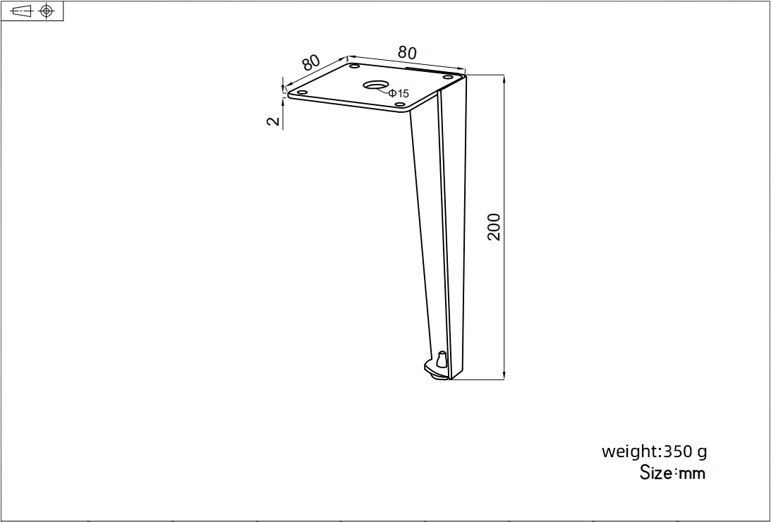 furniture leg support